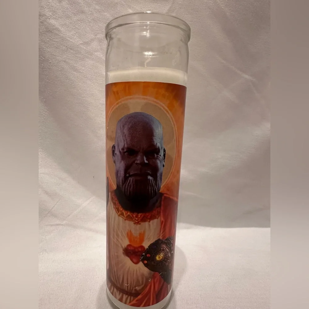 Saint Thanos from Avengers Devotional Candle